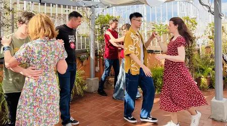 Salsa Party at the school terrace