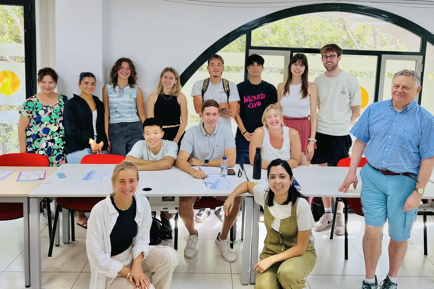 Maria Jose with her Spanish Language Course for beginners